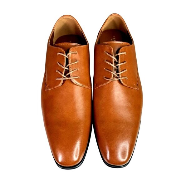 Perry Ellis Men\'s 10 Leather Dress Shoes Lace-up Oxford Smooth Buffed Business main image 10